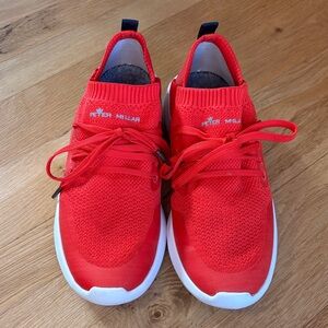 Peter Millar Women’s Hyperlight Glide Sneaker Size 8 Red/Cinnabar